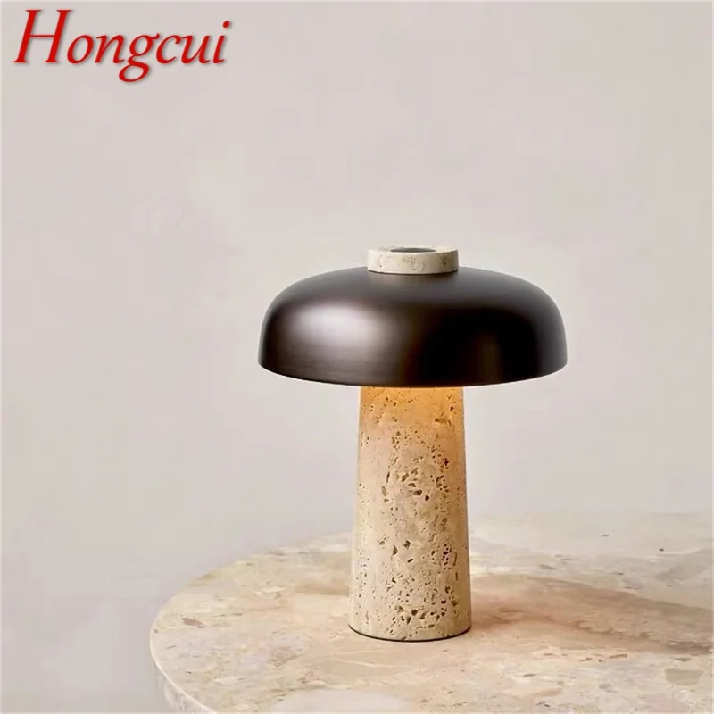 

Hongcui Nordic Creative Table Lamp Modern Mushroom Design Desk Lighting for Home Bedside Decoration