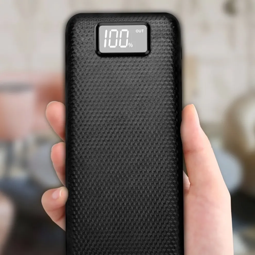 MY8 Мощность внешнего аккумулятора ЖК дисплей цифровой Дисплей Dual USB Выход банк
