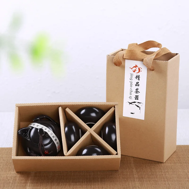 Чайный сервиз Gaiwan керамическая чайная чашка 2/4 чашек для Пуэра китайский