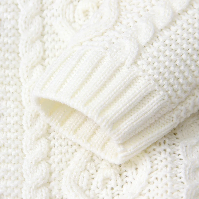 

Baby Romper Winter Sweater Baby Boys Clothes Autumn Newborn Clothes Knitted Hooded For Baby Girls Clothes Jumpsuit 0 3 6 9 Month