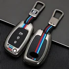 Подходит для Hyundai Tucson Creta ix25 ix35 i20 i30 HB20 Elantra Verna Mistra 2015-2019, цинковый сплав + силиконовый чехол для ключей от машины