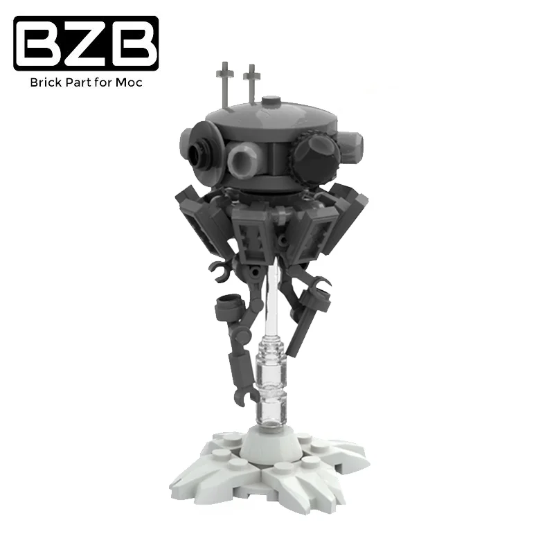 

BZB MOC 37282 Empire War Base Black Reconnaissance Robot Building Block Model Decoration Parts Bricks Kids DIY Toys Best Gifts