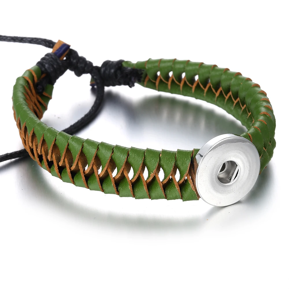 Женский браслет из искусственной кожи 4 цвета 18 мм|Браслеты с шармами| |