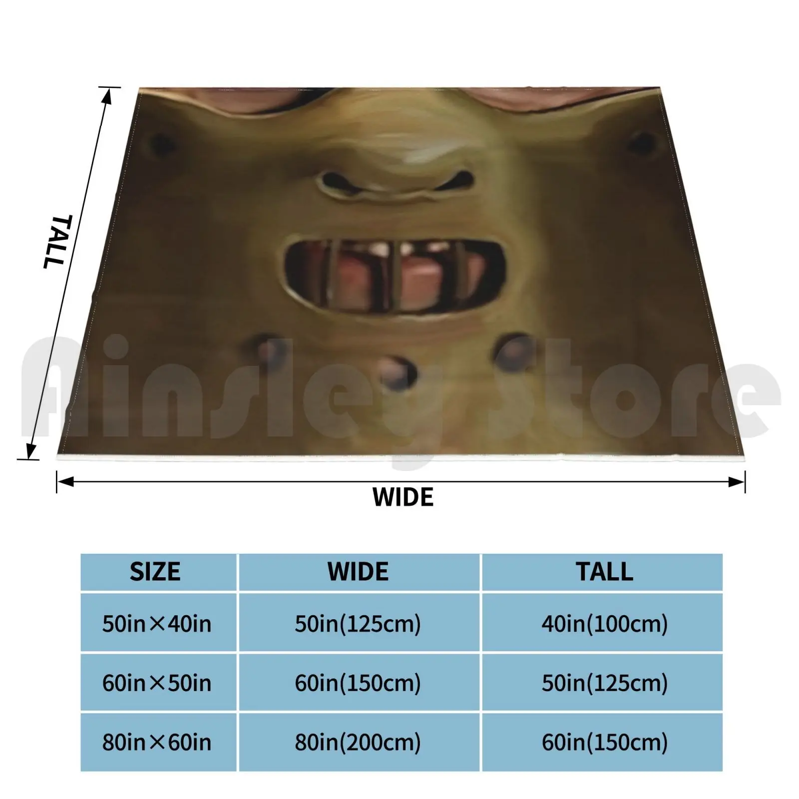 Ганнибальное одеяло супермягкое теплое искусственное тонкое Ганнибал ханнибал