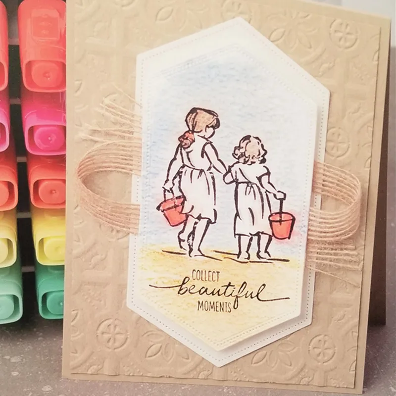 Красивый момент прозрачный Штамп для DIY скрапбукинга карты создания детей