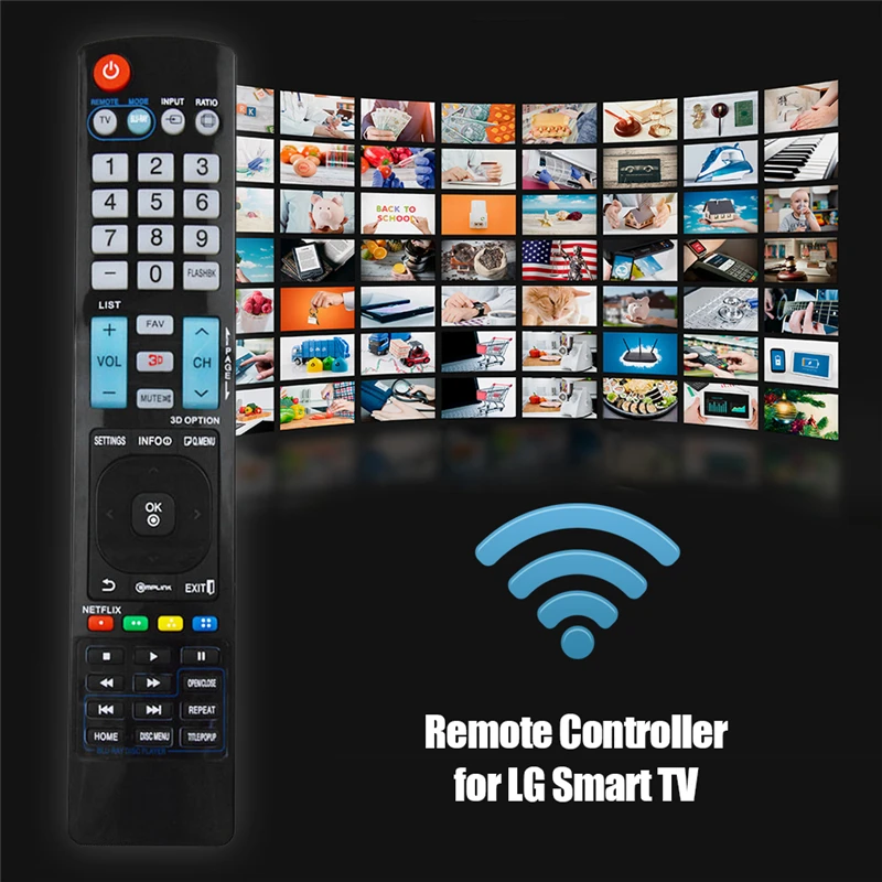 TV Remote Controller for LG 42LE4500 AKB72914209 AKB74115502 AKB69680403 images - 6