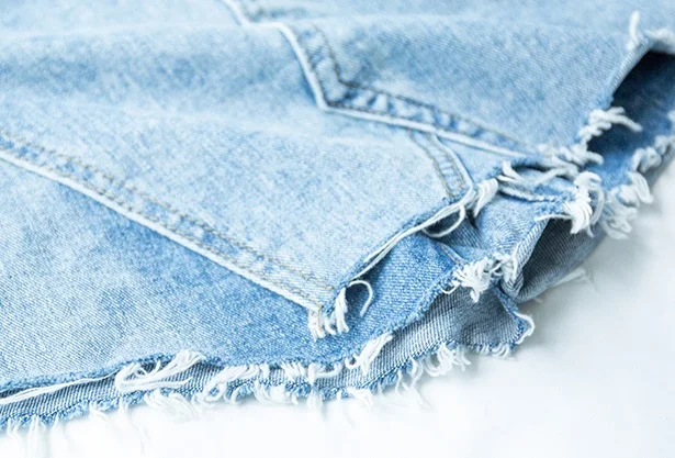 Женские джинсовые шорты синие повседневные свободные мини юбки с высокой талией