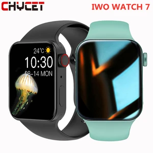 CHYCET New IWO Smart Watch Series 7 Heart Rate Monitor 2021 Smartwatch
Men Women Fitness Tracker Bracelet For Android IOS Iphone