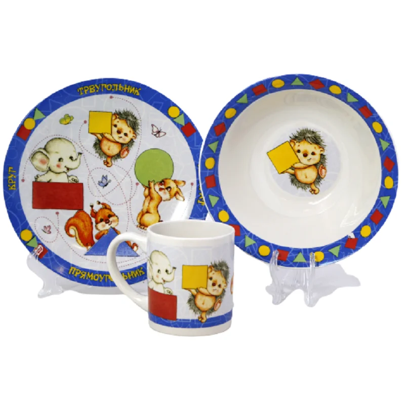 Набор посуды МФК &quotФигуры&quot из керамики|Тарелки| |