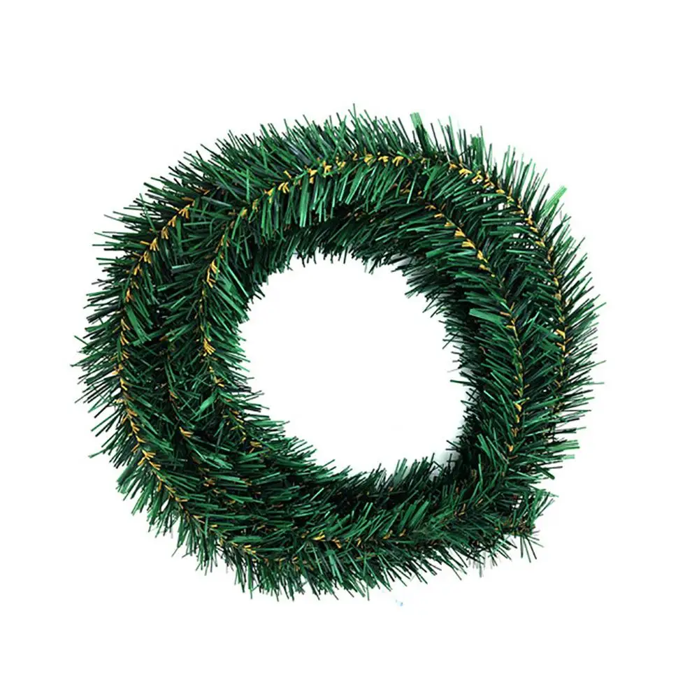 Рождественский венок подвеска ручной работы из ротанга гирлянда для торговых