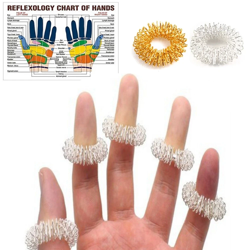 

Кольцо для массажа пальцев, из нержавеющей стали