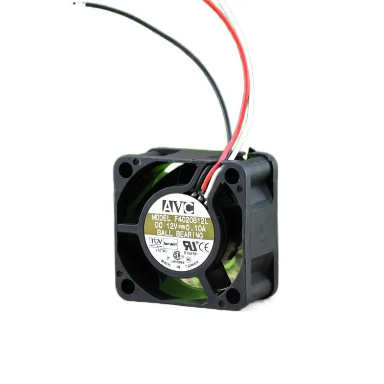 3-проводной шариковый серверный вентилятор AVC F4020B12L 12 В 4020 а 4 см