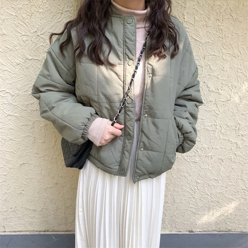 Женская Студенческая куртка Alien Kitty однотонная Повседневная Свободная