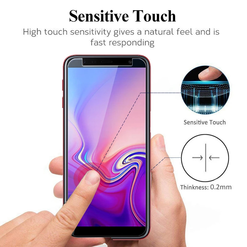Защитное стекло для Samsung Galaxy J4 J6 Plus J2 Pro 2018 6 2 4j 6j | Мобильные телефоны и аксессуары