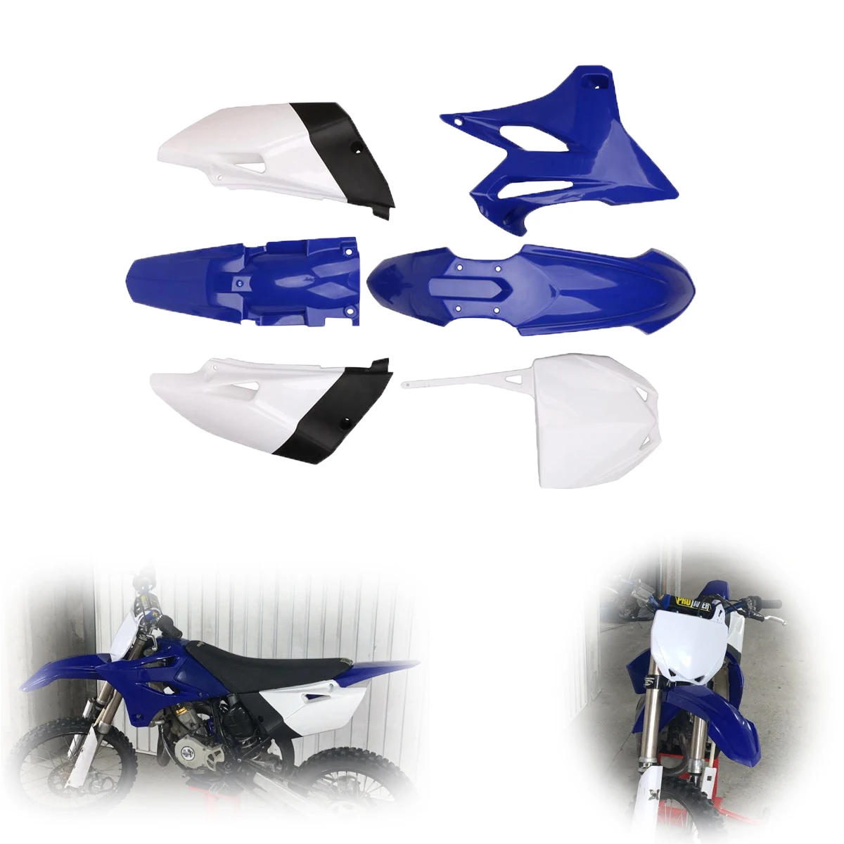 

Комплект пластиковых обтекателей для мотоцикла, оболочка радиатора для YAMAHA YZ85 YZ 85 2015 2016 2017 2018