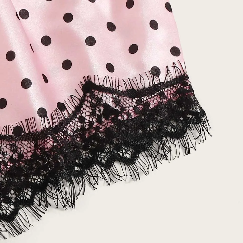 Женское летнее Кружевное боди в горошек с V образным вырезом| |