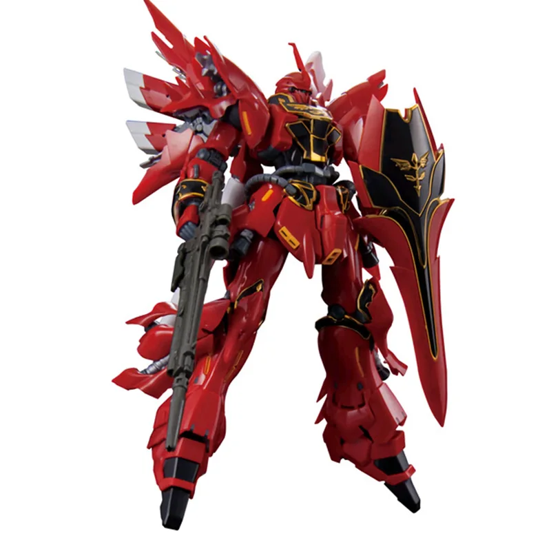 Bandai натуральная RG 22 1/144 аниме MSN 06S Sinanju воина гундама модель в собранном виде