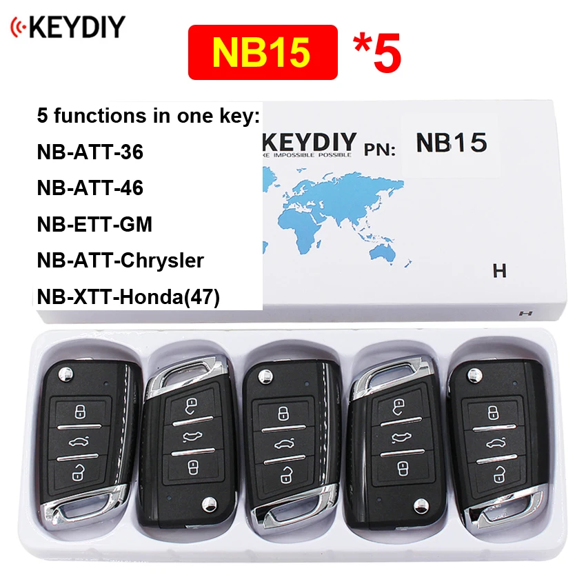 2/5/10 шт NB15 Многофункциональный 3 кнопки MQB KD пульт дистанционного управления для