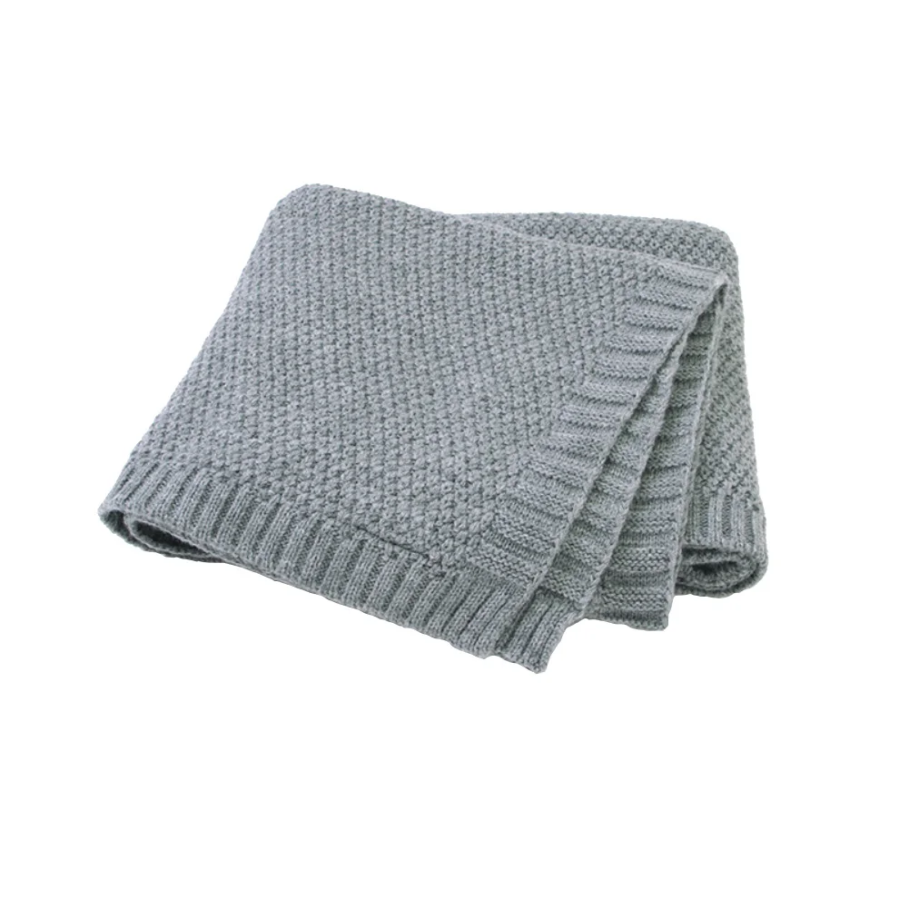 

Unisex Baby Solid Color Soft Plush Blanket Infant Bedding Quilt Sleeping Swaddle