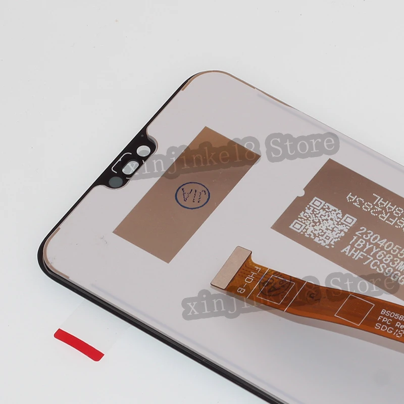 5 84 original for huawei honor 10 lcd display touch screen digitizer assembly for honor 10 with fingerprint phone repair kit free global shipping
