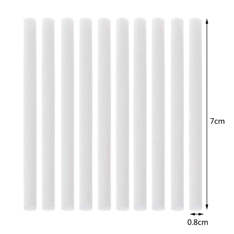 50-Pack Car Diffuser Sponges Refill Sticks Humidifier Filter Wick Replacement Absorbent Sponge 2.75 x 0.31 Inch for |