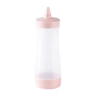 WSFS Горячая бутылка кухонные аксессуары подливная лодка пластиковый соус искусственный кетчуп подливная крошка диспенсер для приправ розовый +