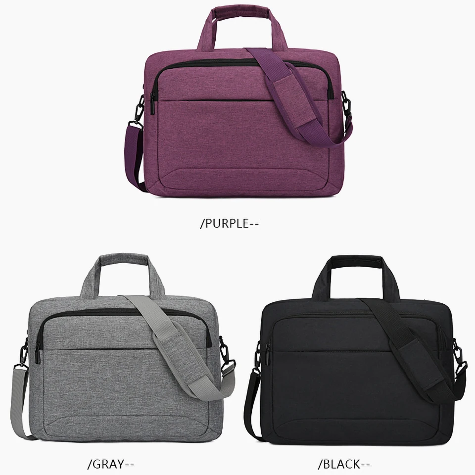 Нейлоновый мужской и женский портфель сумка для ноутбука 13 14 дюймов фиолетовая