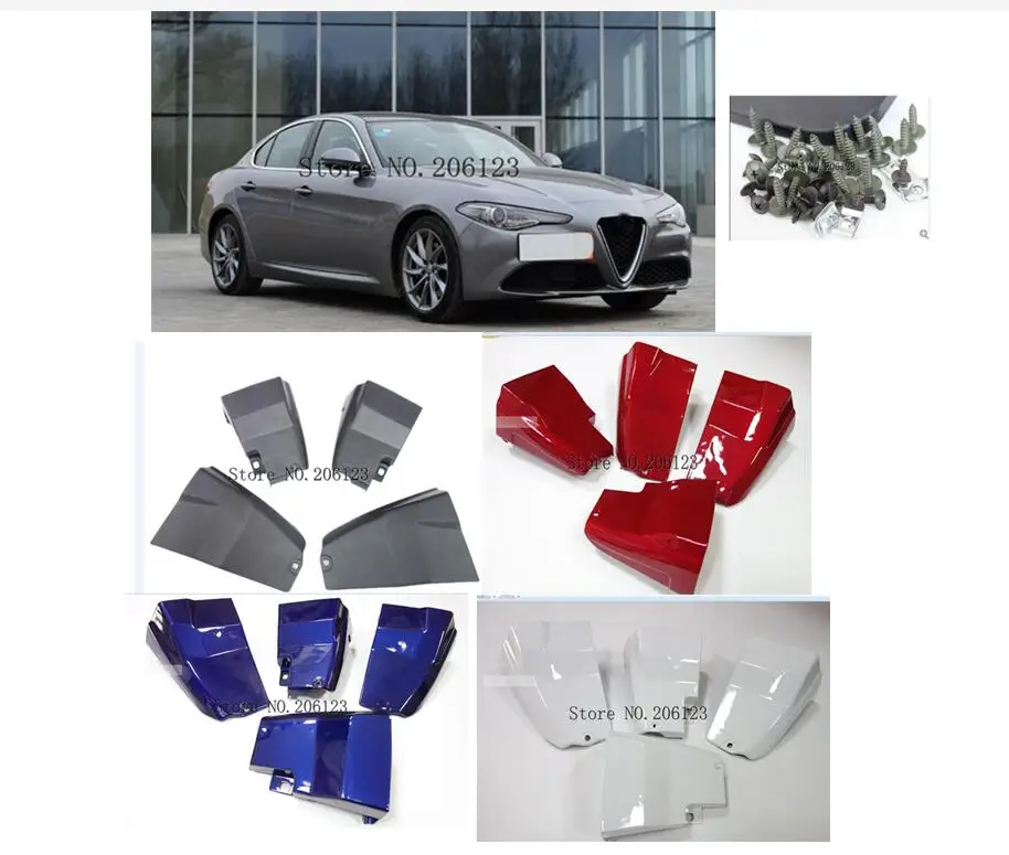 Для Alfa Romeo Giulia 952 2017 2018 автомобильные передние и задние брызговики брызговик