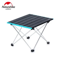 naturehike outdoor aluminum alloy folding portable light weight picnic table tourism wild barbecue wild camping table
