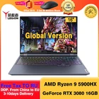 Игровой ноутбук Lenovo Legion R9000K, 16 дюймов, AMD Ryzen 9 5900HX RTX 3080 2,5 K 165 Гц SSD, ТБ, Windows 1011, портативный ПК