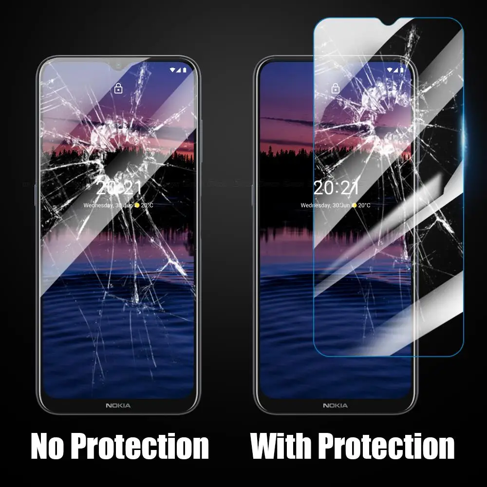 9h 2 5d tough screen protector tempered glass for nokia g300 c30 c20 g11 g21 c10 g10 g20 c3 c2 c1 c01 plus clear protective film free global shipping