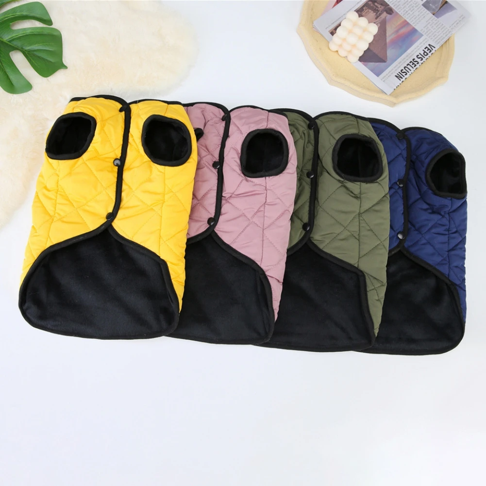 

Winter Dog Jacket Vest Warm Windproof Padded Coat For Small Medium Dogs French Bulldog Poodle Sleeveless Clothes Pet Costume