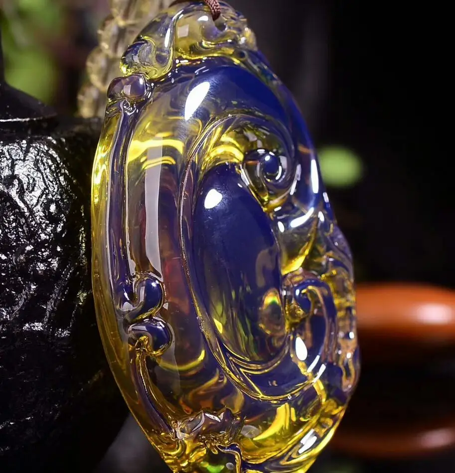 Бесплатная доставка новинка подвеска-Доминика 5А из чистой воды голубой попугай