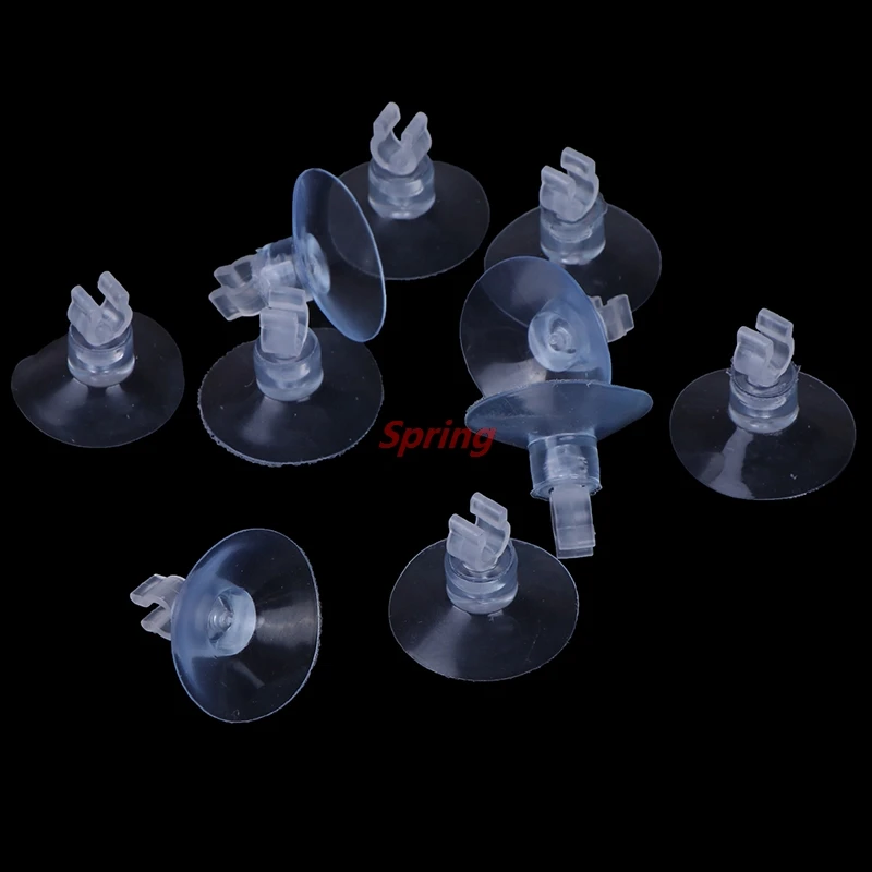 

New 10pcs/lot Aquarium Sucker Suction Cup For 4mm Air Line Pipe Tube Wire Holder Used Sucker For Glass Surface Fish Supples