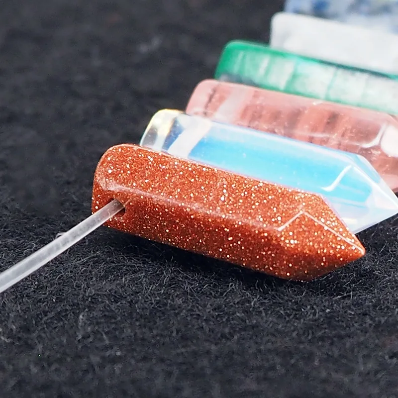 Минеральные поделки натуральный камень Ляпис опал розовый фиолетовый