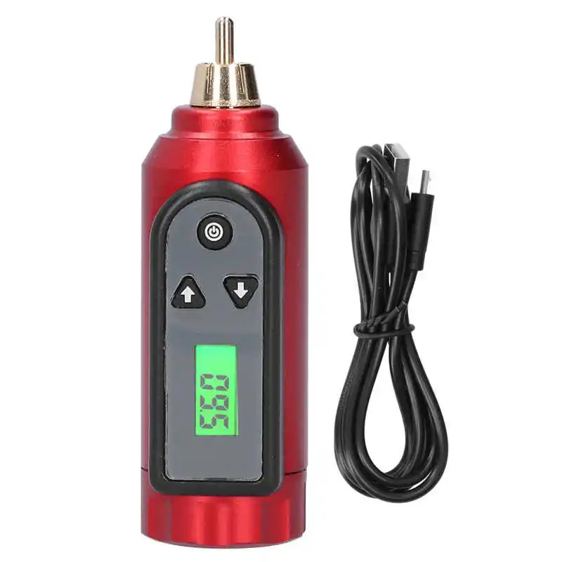 

Rechargeable Wireless Tattoo Power Supply RCA/DC Interface Tattoo Machines Pen LCD Display Tattoo Gun Accessories