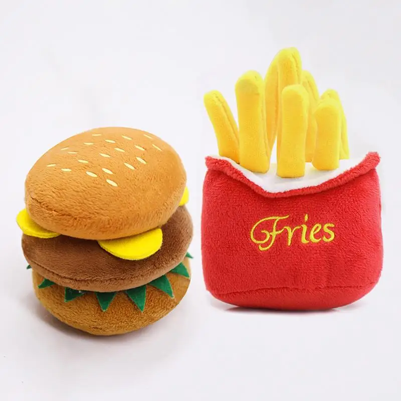 Игрушка для прорезывания зубов в форме гамбургера картофеля фри 1 шт. | Дом и сад