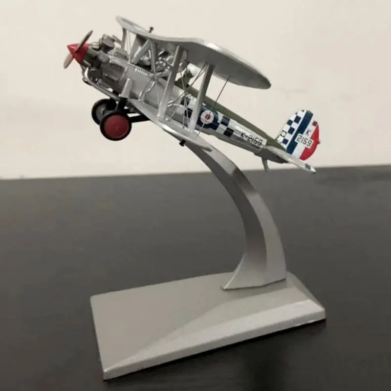 WLTK 1/72 масштаб военная модель игрушки Британский Бристол бульдог истребитель литой металлический самолет модель игрушки для сбора, подарок, дети
