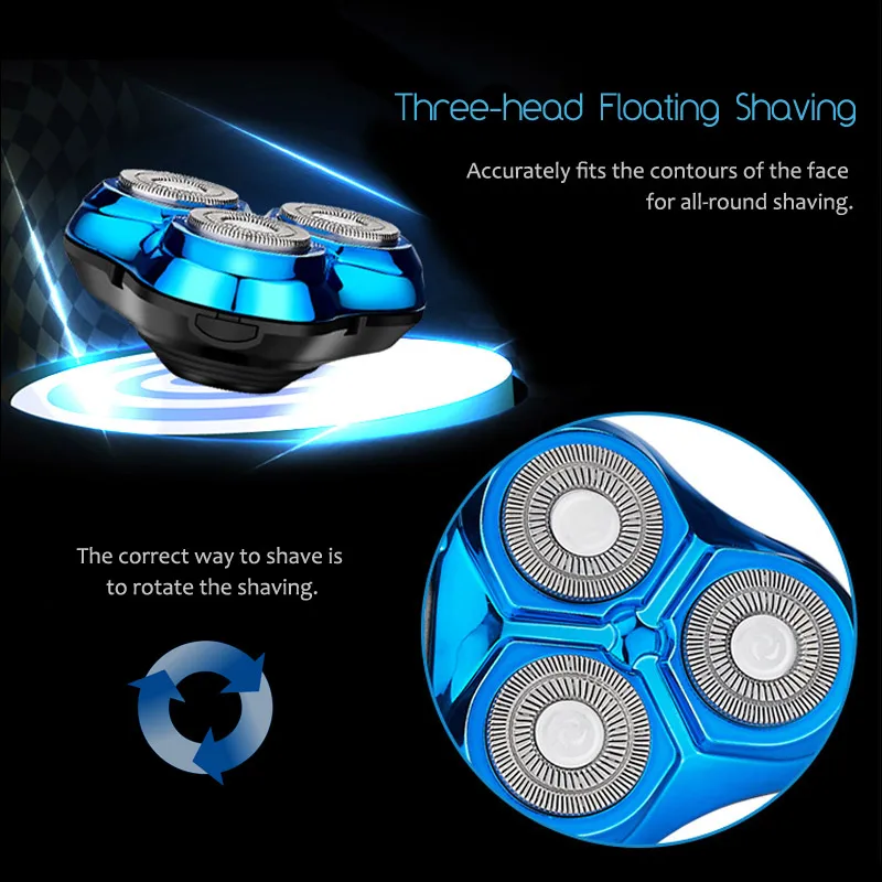 Мужская моющаяся перезаряжаемая электробритва электрическая бритва для бороды
