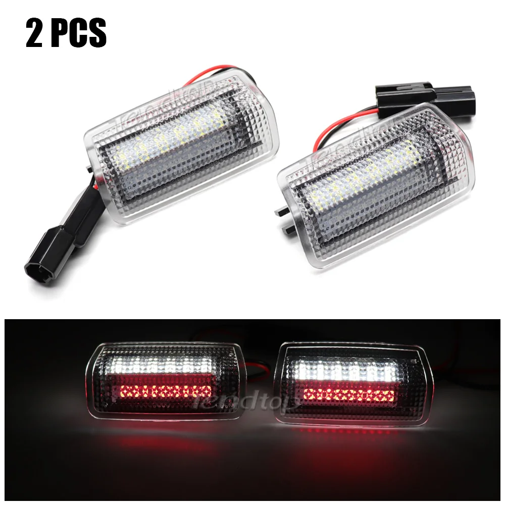 For LEXUS IS RX ES GS LS RC Series 300 350 400 ect. Footwell Led Door Courtesy Light For Corolla 4Runner Highlander Land Cruiser