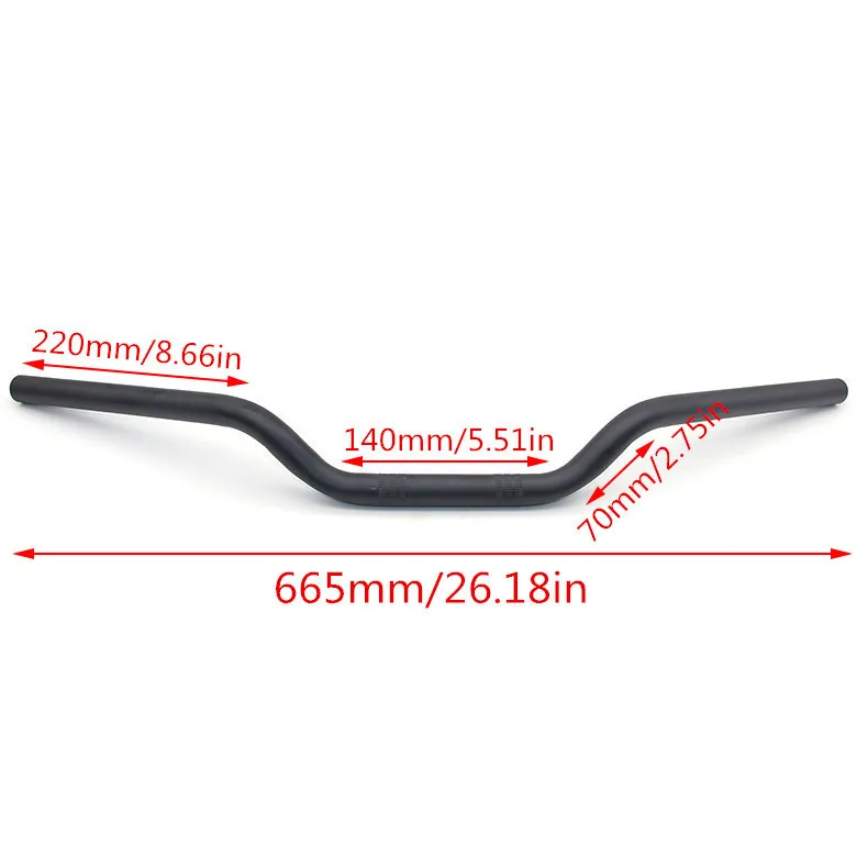 Универсальный 7/8 &quot22 мм алюминиевый руль мотоцикла Ручка Бар для Yamaha Suzuki Kawasaki Honda