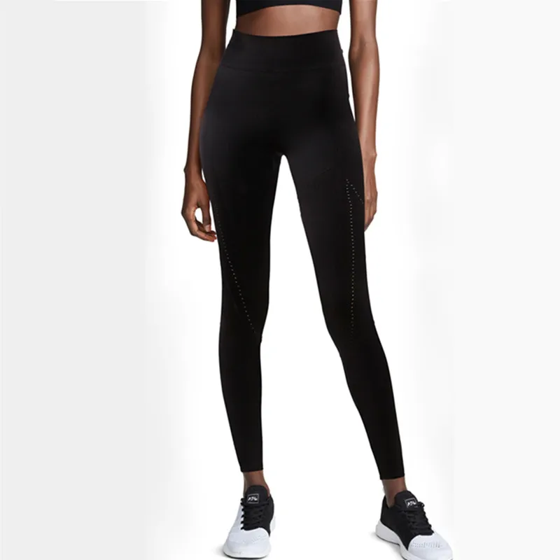 Женские Бесшовные Леггинсы CretKoav с высокой талией для йоги Нескользящие фитнеса