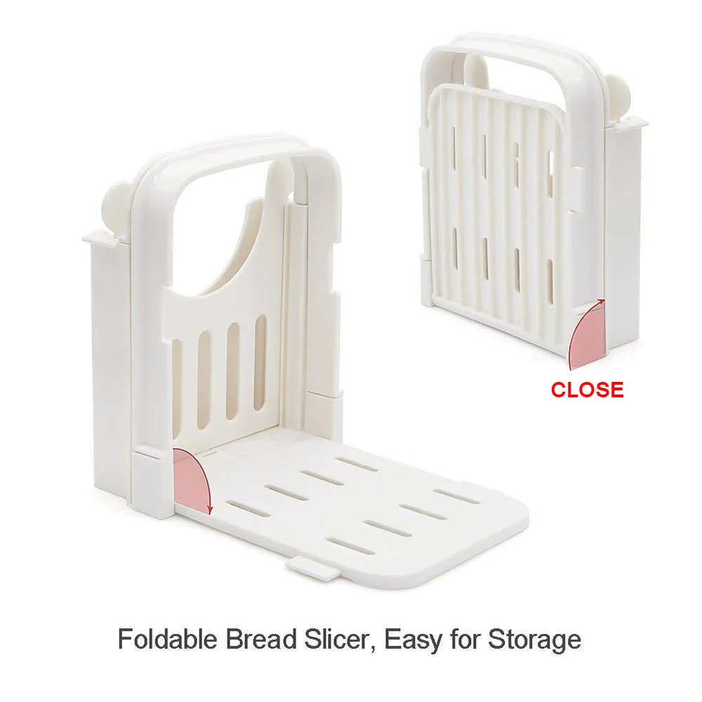 1pcs Professional Bread Loaf Toast Cutter Slicer Slicing Cutting Guide Mold Maker Kitchen Tool |