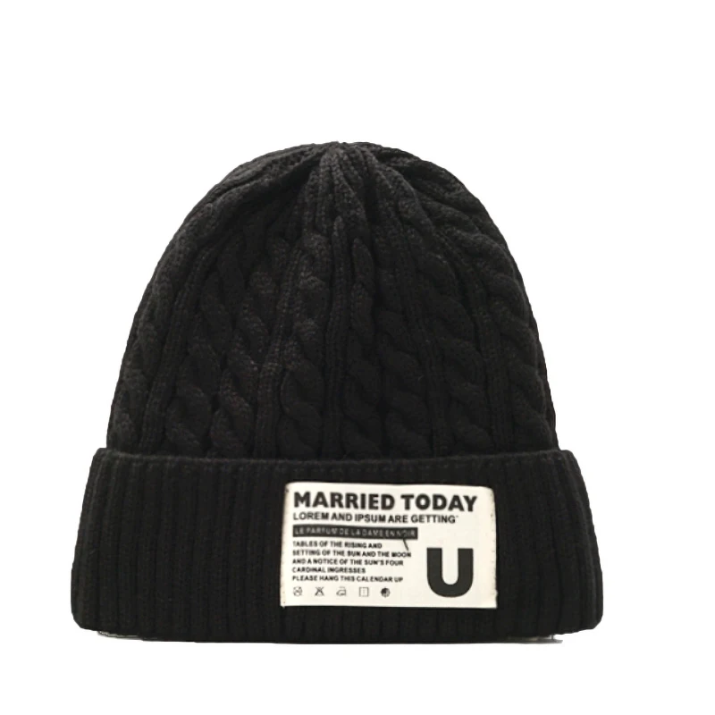 

Warm Beanie Spring Autumn Hats For Women Winter Brand New Knitted Hat Female Skullies Beanies Fashion Lady Bonnet