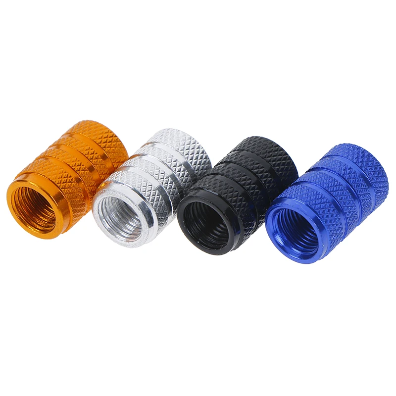 

4 Pcs/ Set High Quality Stainless Steel Material Spike Wheel Tyre Tire Valve Stems Air Dust Cover Screw Caps for Car Truck