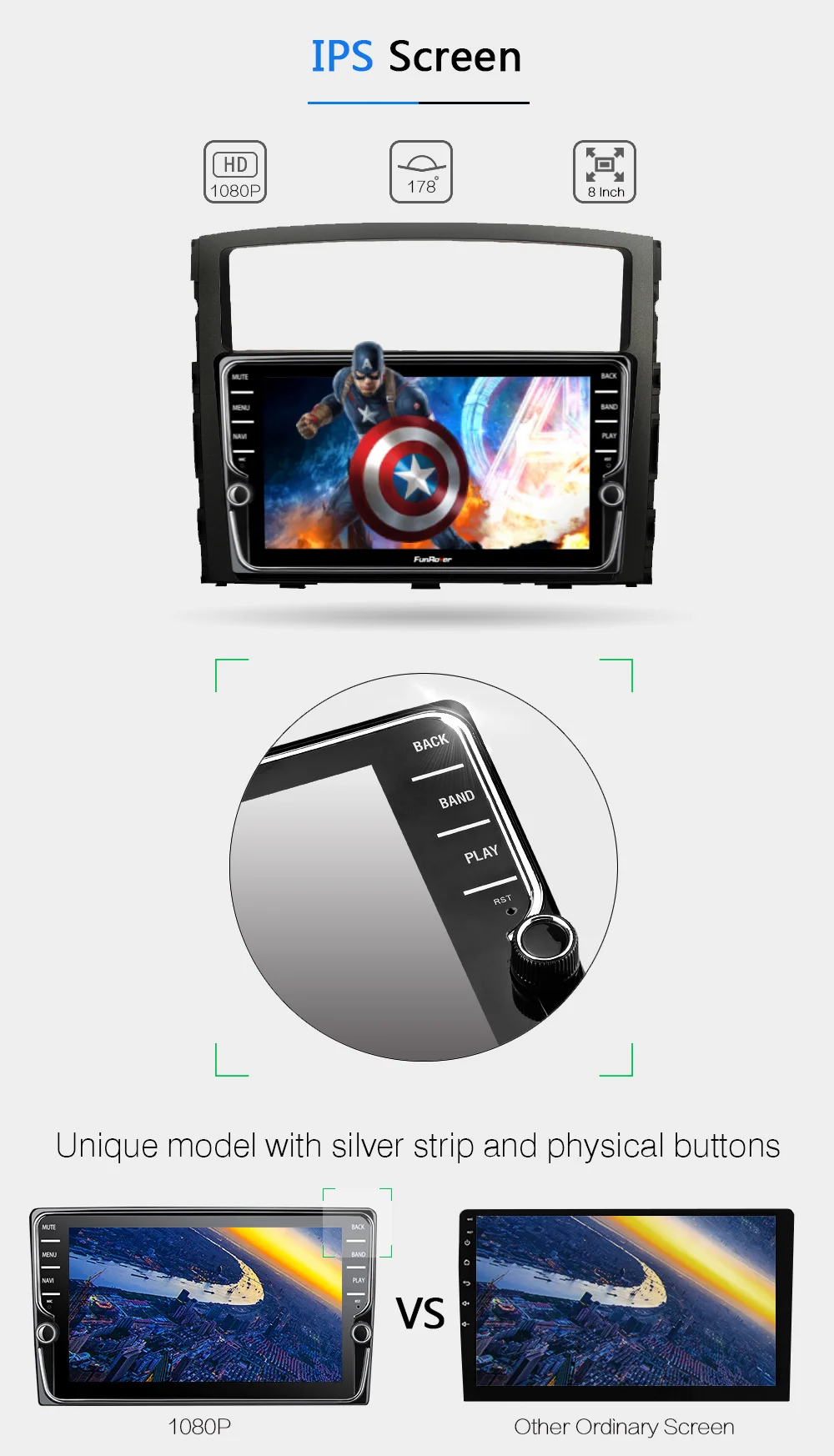 Funrover 8 ядерный android 9,0 2 din Автомобильный dvd-плеер для Mitsubishi Pajero 4 V97 V93 gps навигация Мультимедиа стерео плеер DSP ips
