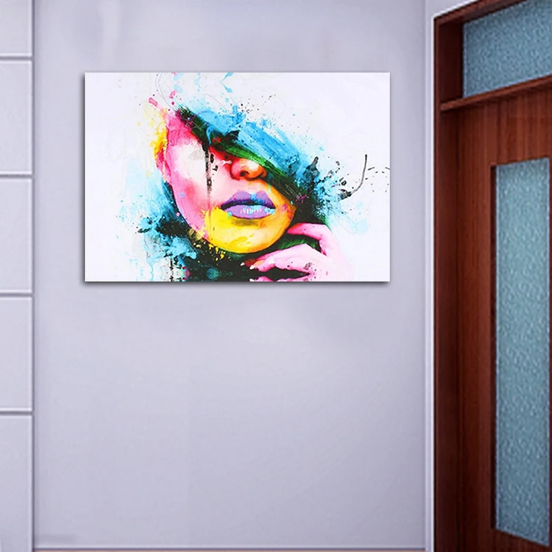 Современная Абстрактная на холсте настенная художественная роспись маслом