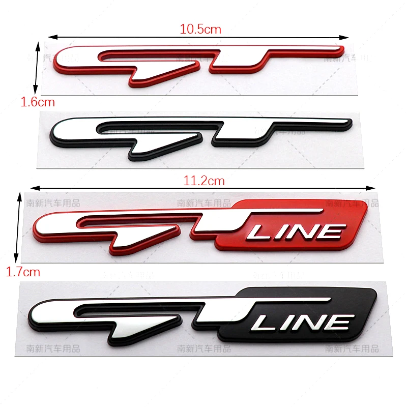 Автомобильная наклейка GT Line эмблема крыла багажника для Kia Forte Ceed Stinger Shuma Rio Sportage