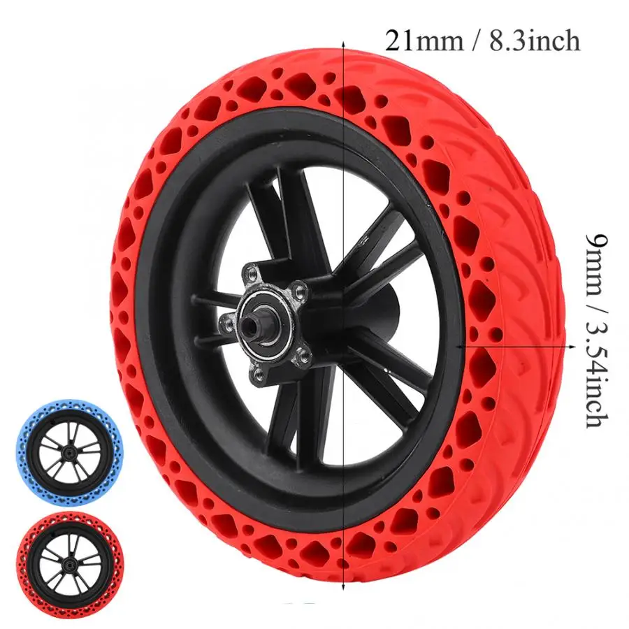 

8.5 Inch Rubber Prismatic Tyre Anti-explosion Damping Tire Accessories for M365 Electric Scooter Rubber Tire