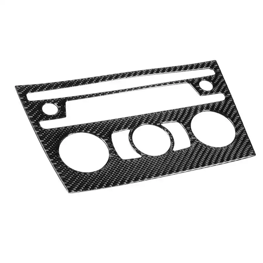 Кондиционер автомобиля CD панель отделка рамка углеродного волокна декор